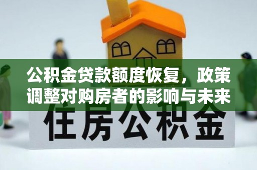民权公积金贷款额度恢复，政策调整对购房者的影响与未来展望