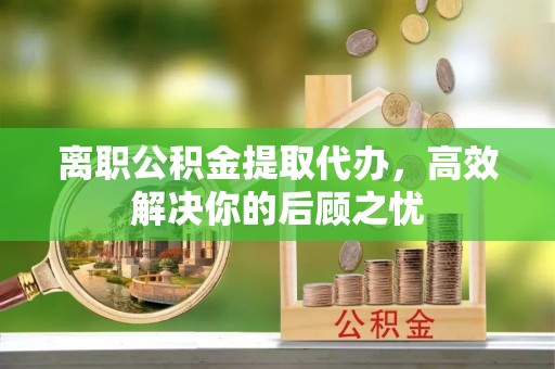 民权离职公积金提取代办，高效解决你的后顾之忧