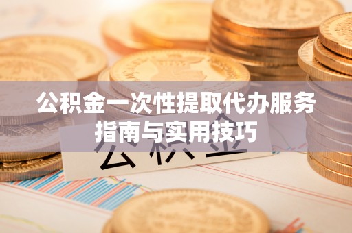 民权公积金一次性提取代办服务指南与实用技巧